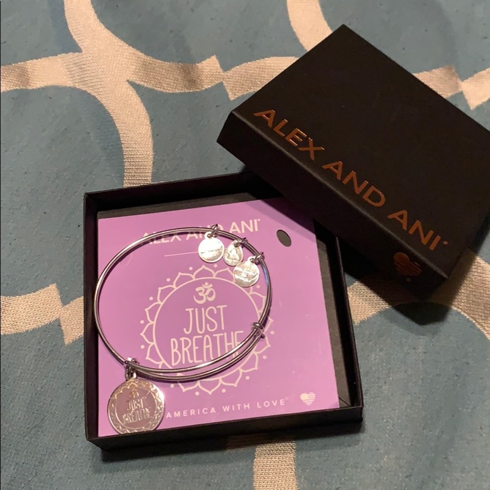 Brand new Alex and Ani Just Breathe bracelet